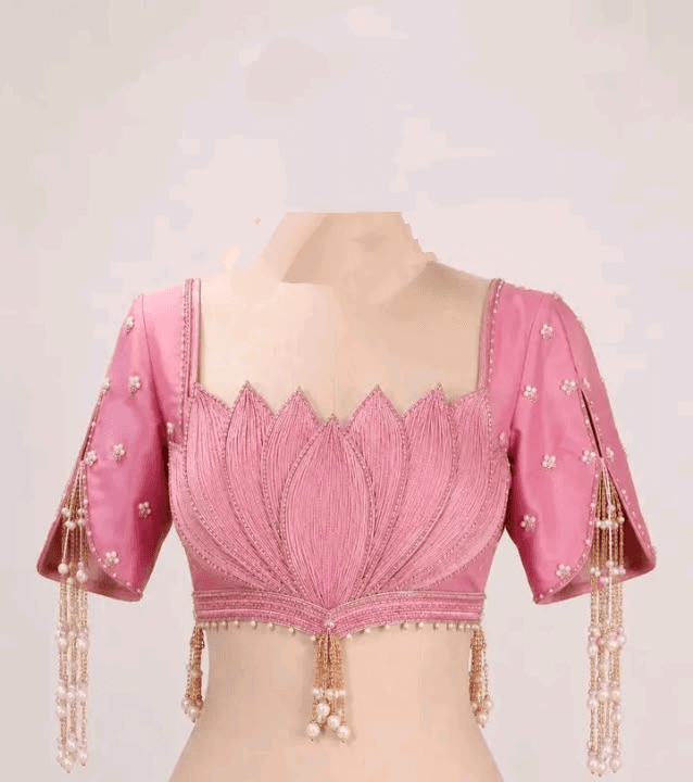 Lotus Silk Bridal Blouse